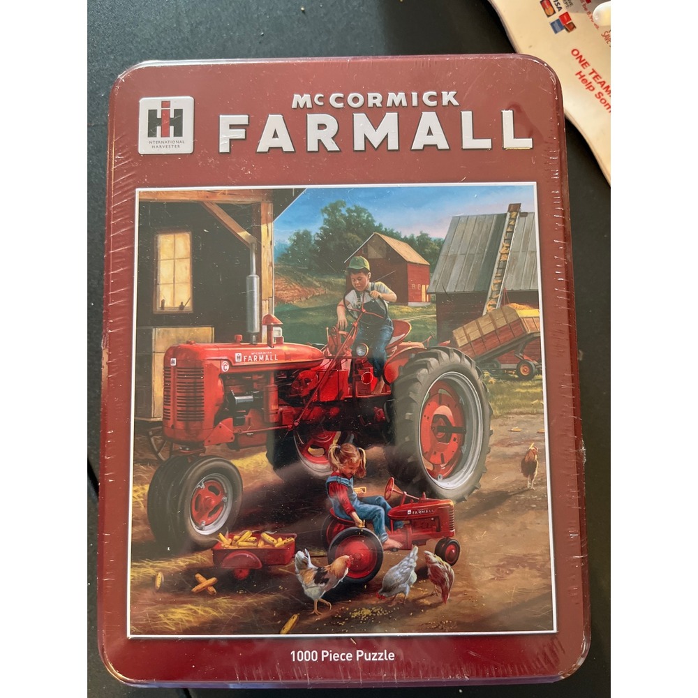 MasterPieces McCormick Farmall 1000 Piece Puzzle Tin Charles Freitag 71450 NEW